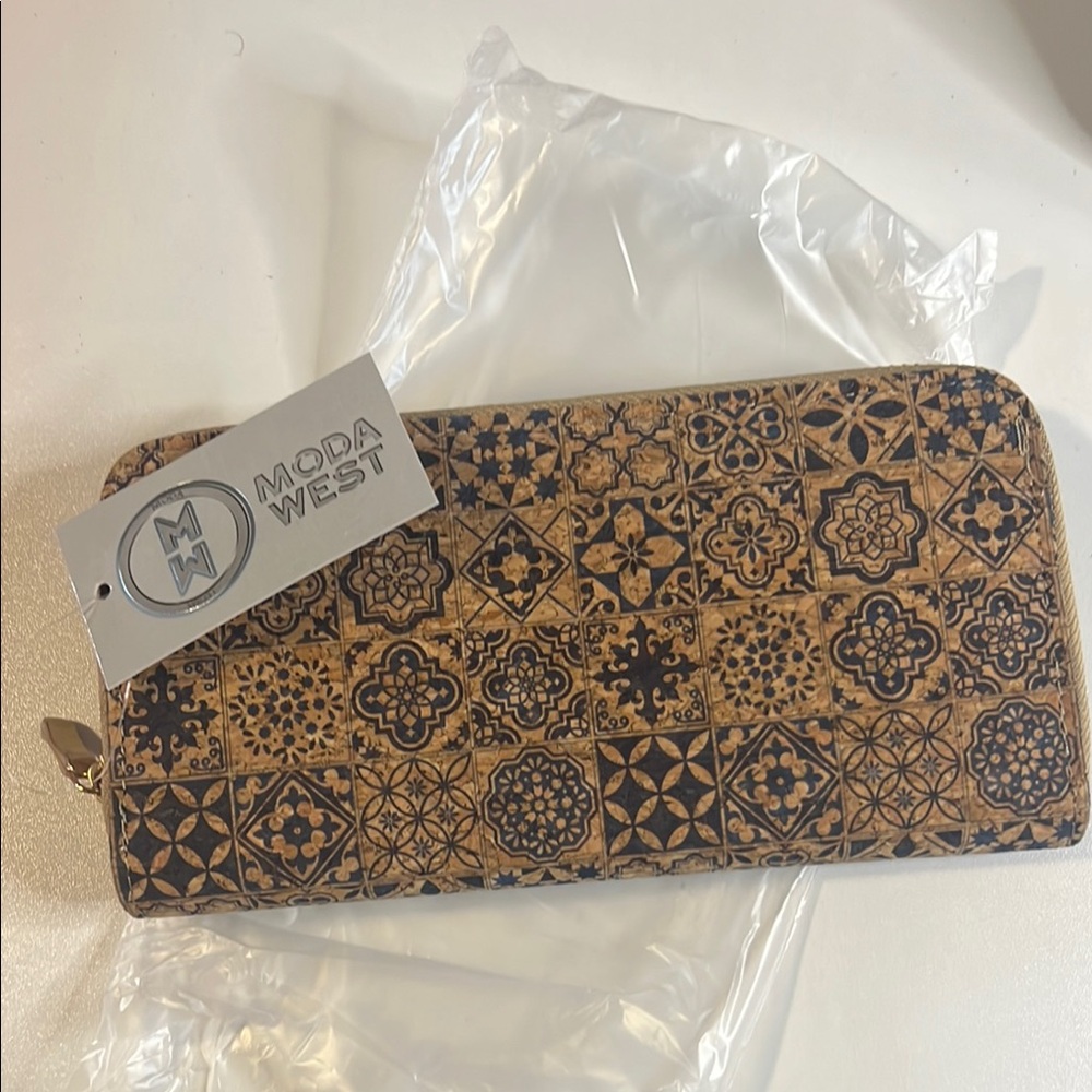 Moda West Brown Patterned Wallet